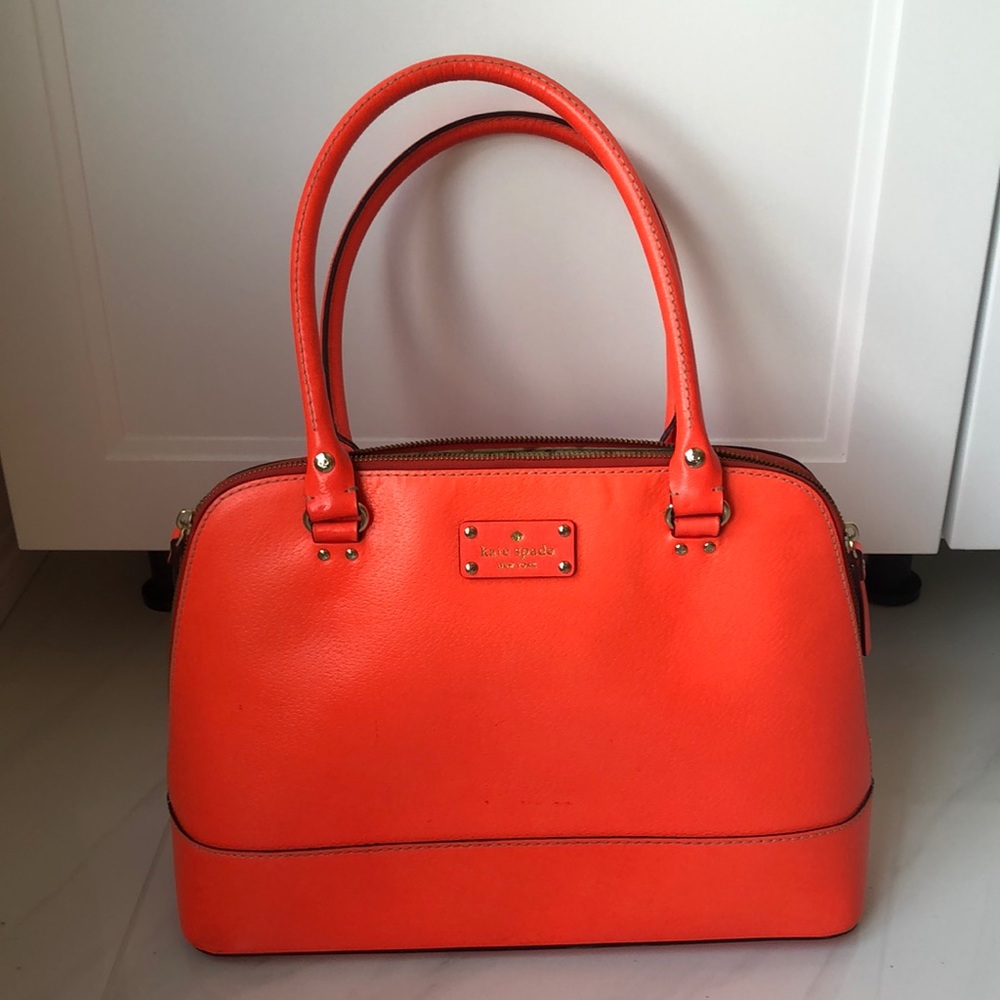 Kate Spade purse in coral